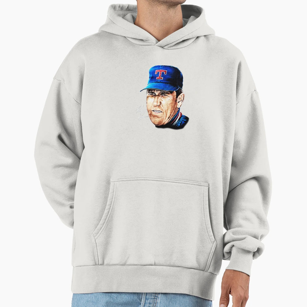 90S Baseball Nolan Ryan Rangers Hoodie - Casual Everyday Wear Men Women - T-Shirt, Sweatshirt, Hoodie