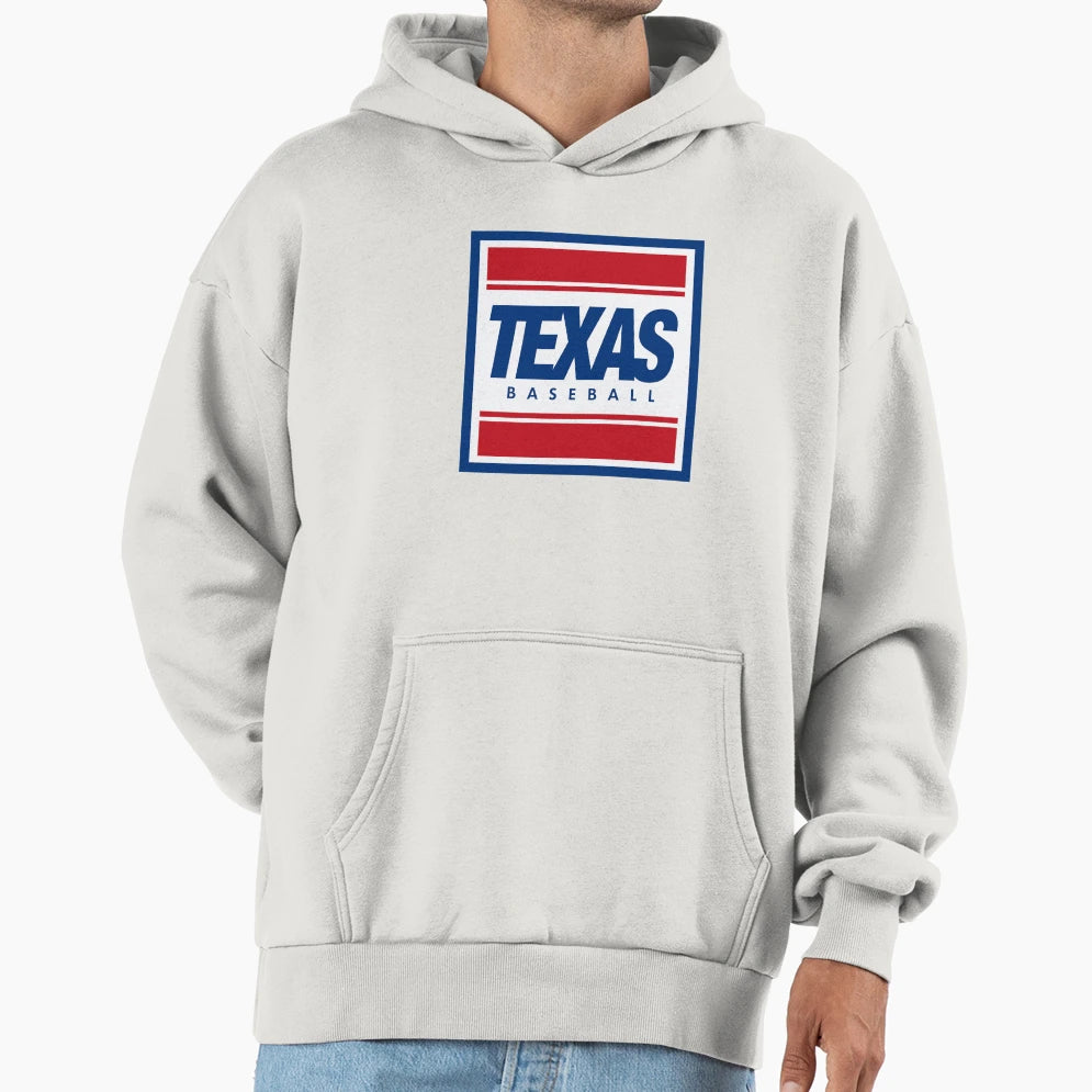 Texas Baseball Hoodie - Unique Graphic Men Women - T-Shirt, Sweatshirt, Hoodie