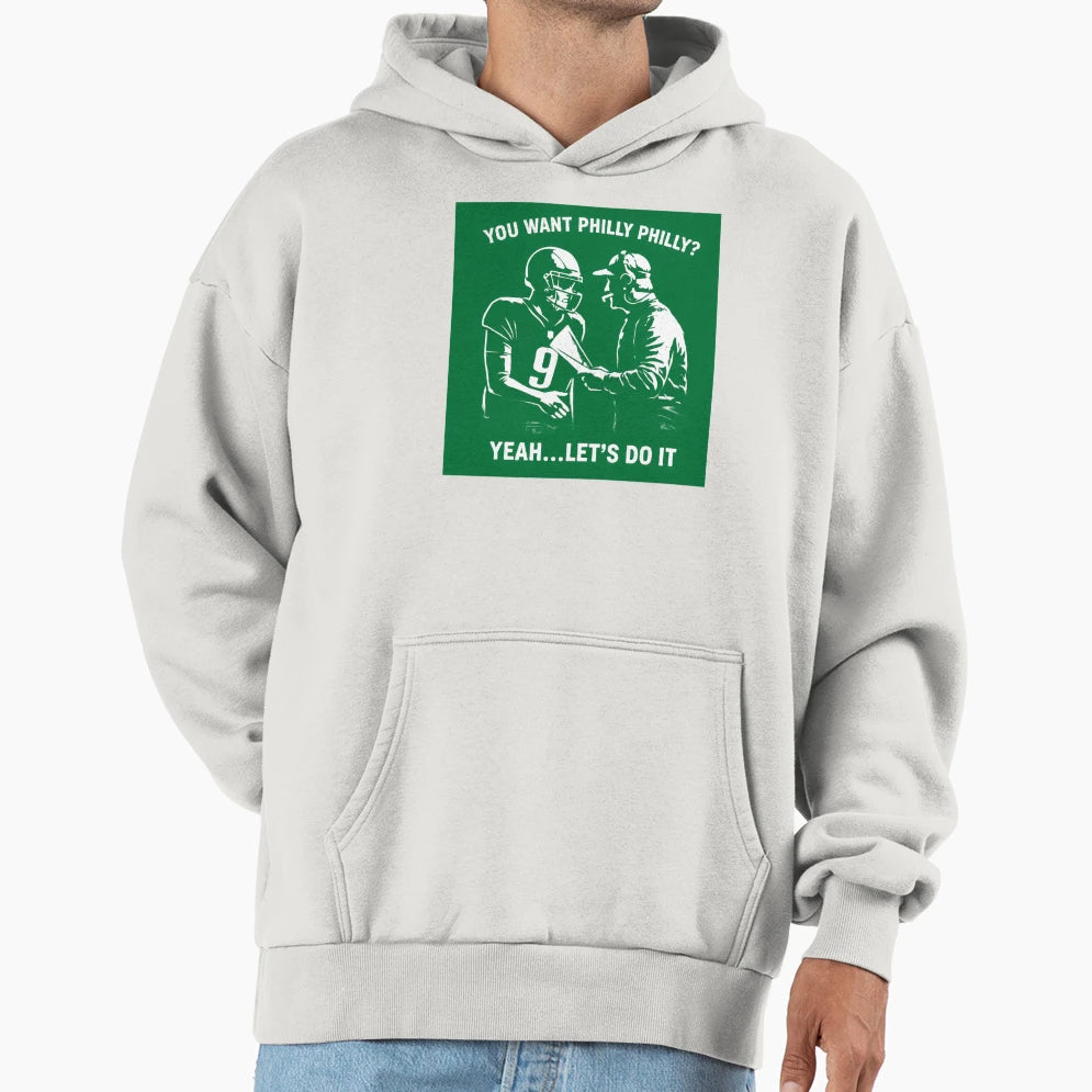 Philly Special White Hoodie - Novelty Apparel Men Women - T-Shirt, Sweatshirt, Hoodie