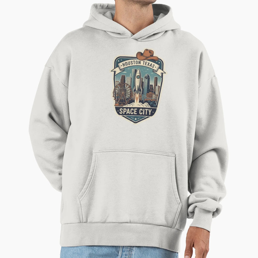 Houston Texas Hoodie - Aesthetic Graphic Men Women - T-Shirt, Sweatshirt, Hoodie