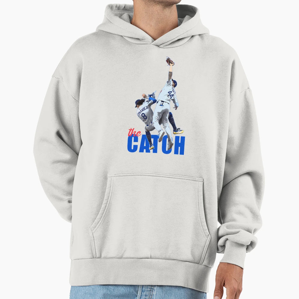 Catch Los Angeles Champs Baseball Hoodie - Minimalist Print for Adults - T-Shirt, Sweatshirt, Hoodie