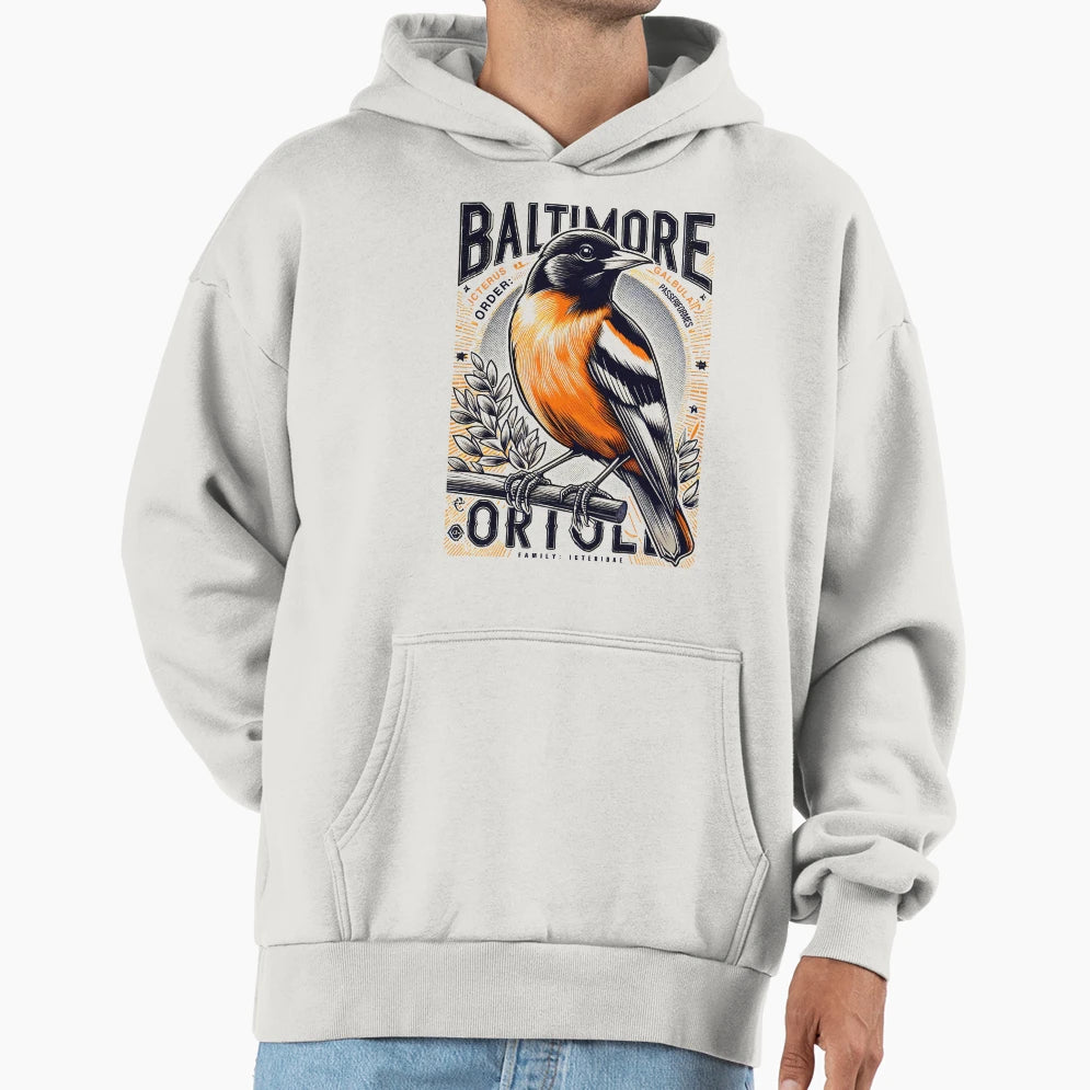 Baltimore Oriole 2 Hoodie - Unique Graphic Men Women - T-Shirt, Sweatshirt, Hoodie