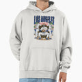 Los Angeles Baseball Skull Hoodie - Unique Graphic Men Women - T-Shirt, Sweatshirt, Hoodie