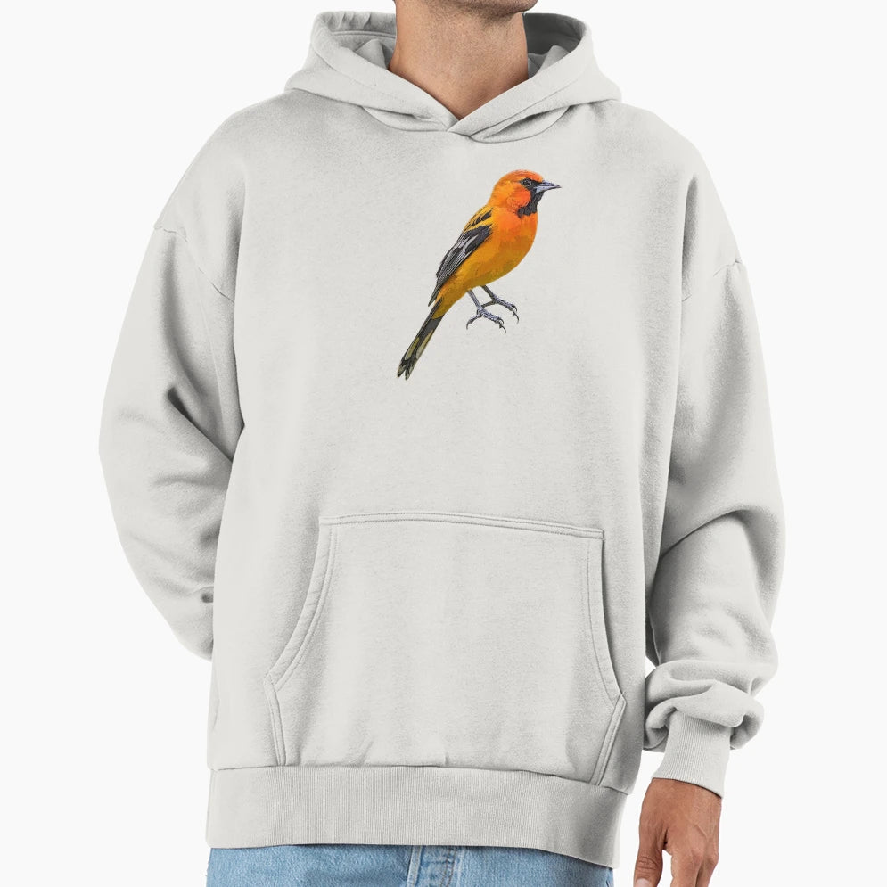 Streak Backed Oriole Color Hoodie - Minimalist Print Unisex - T-Shirt, Sweatshirt, Hoodie