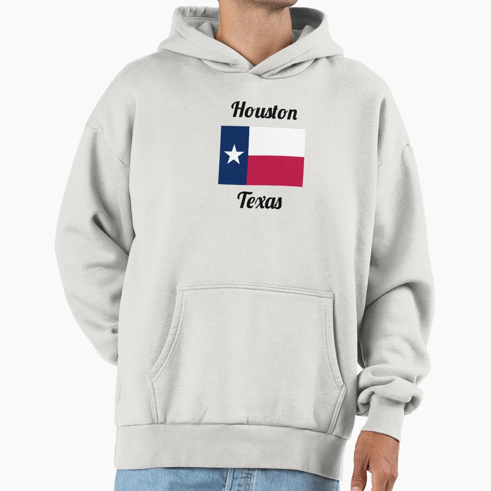 Houston Texas Stylish Prints Hoodie - Graphic Print Men Women - T-Shirt, Sweatshirt, Hoodie