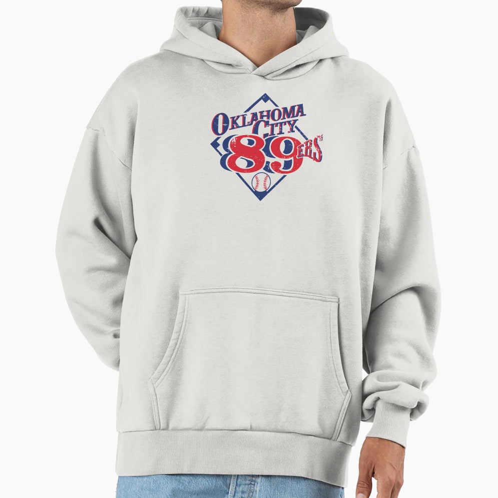 Oklahoma City 89Ers Defunct Baseball Hoodie - Streetwear Style Unisex - T-Shirt, Sweatshirt, Hoodie