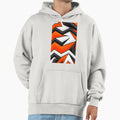 Orange Pattern Hoodie - Novelty Apparel Unisex - T-Shirt, Sweatshirt, Hoodie