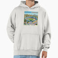 Dodger Stadium Art David Hockney Square Hoodie - Unique Graphic Men Women - T-Shirt, Sweatshirt, Hoodie