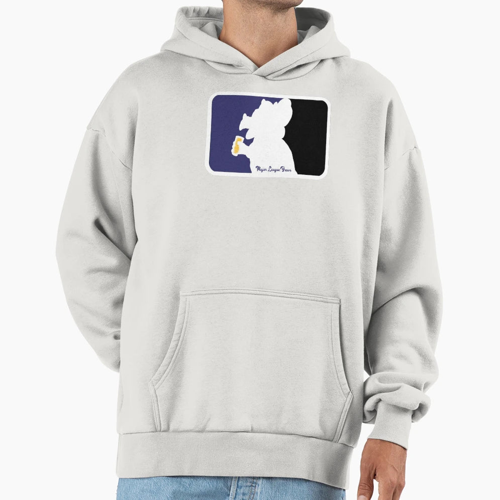 Dinger Major League Brews Hoodie - Aesthetic Graphic for Adults - T-Shirt, Sweatshirt, Hoodie
