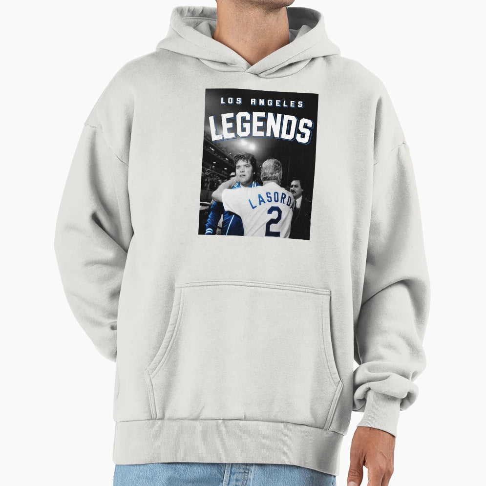 Legends Tommy And Fernando Valenzuela Hoodie - Novelty Apparel Men Women - T-Shirt, Sweatshirt, Hoodie