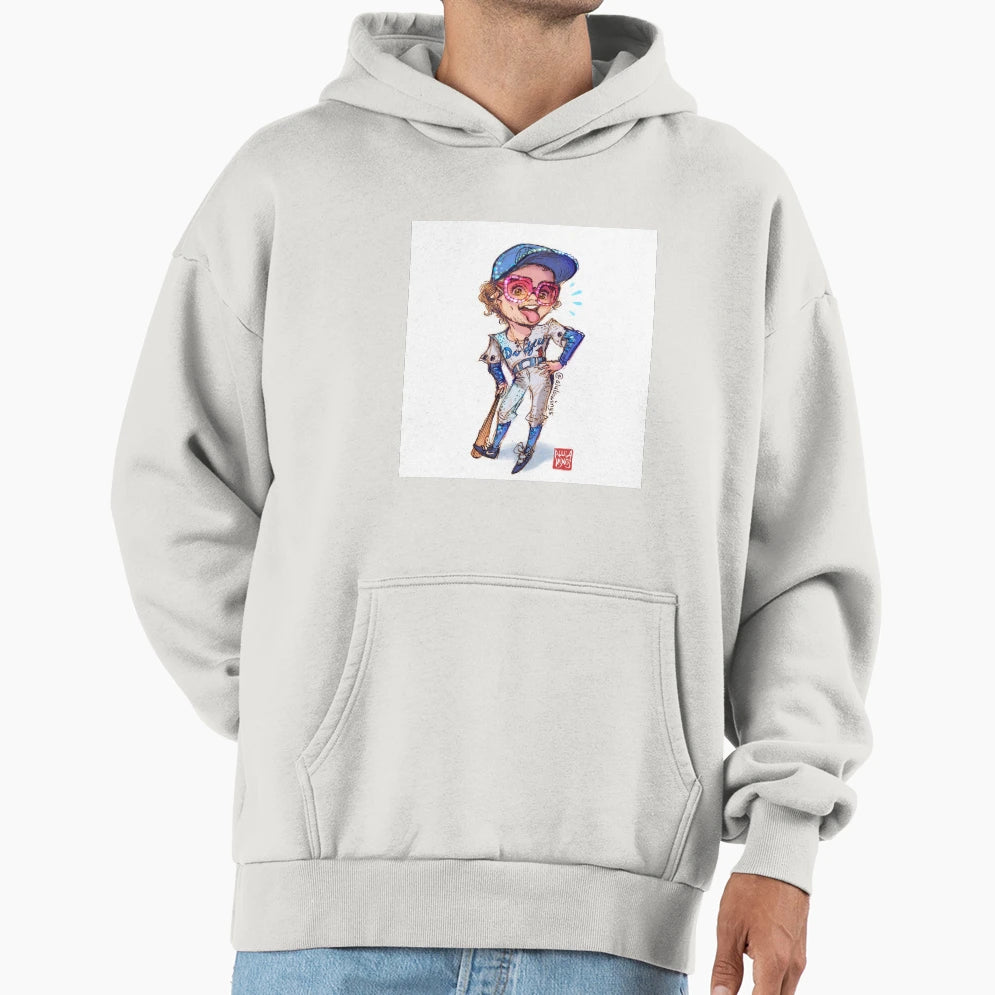 Sparkly Baseball Hoodie - Graphic Print for Adults - T-Shirt, Sweatshirt, Hoodie
