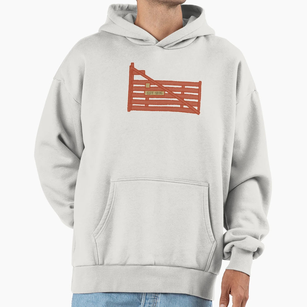 Red Gate 1876 Hoodie - Aesthetic Graphic Unisex - T-Shirt, Sweatshirt, Hoodie