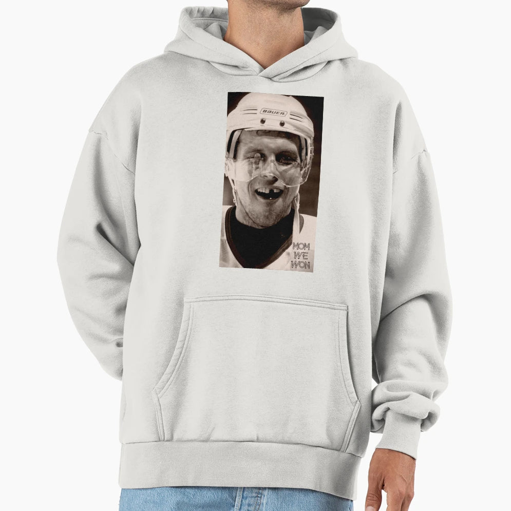 Mom We Won Hockey Art Hoodie - Trendy Graphic Men Women - T-Shirt, Sweatshirt, Hoodie