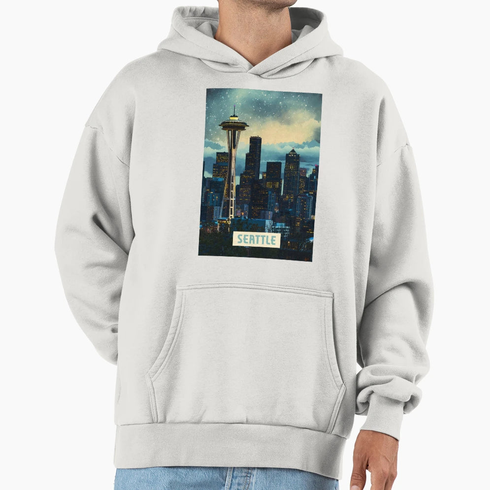 Seattle Hoodie - Unique Graphic Men Women - T-Shirt, Sweatshirt, Hoodie