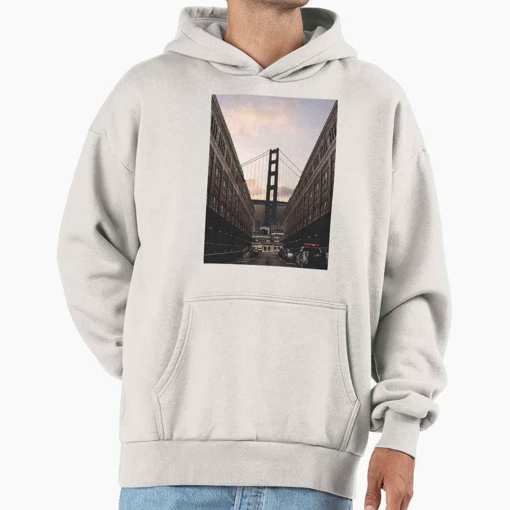 Golden Gate Bridge Hoodie - Streetwear Style for Adults - T-Shirt, Sweatshirt, Hoodie