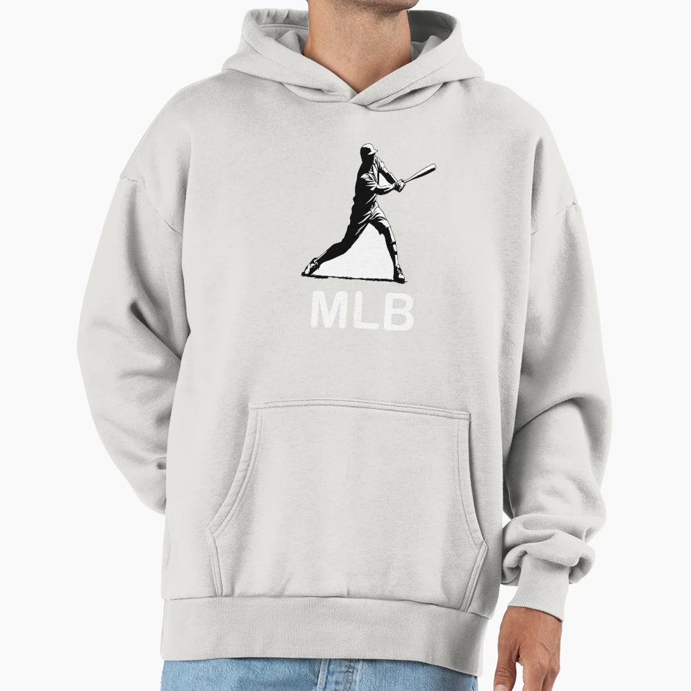 Funny Baseball Player Sports Fan Hoodie - Aesthetic Graphic for Adults - T-Shirt, Sweatshirt, Hoodie
