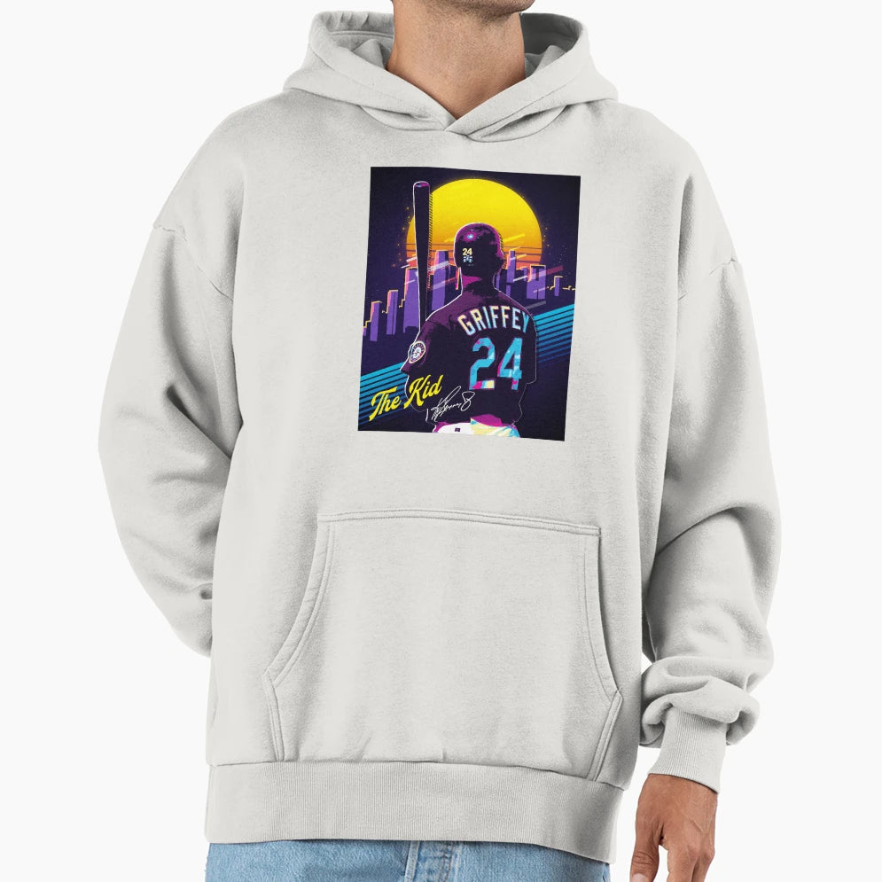 Ken Griffey Jr Baseball 80S 90S Rap Hoodie - Novelty Apparel Unisex - T-Shirt, Sweatshirt, Hoodie