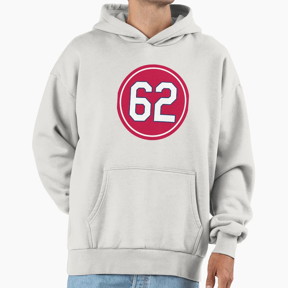 Daniel Ponce De Leon 62 Jersey Number Hoodie - Trendy Graphic for Adults - T-Shirt, Sweatshirt, Hoodie