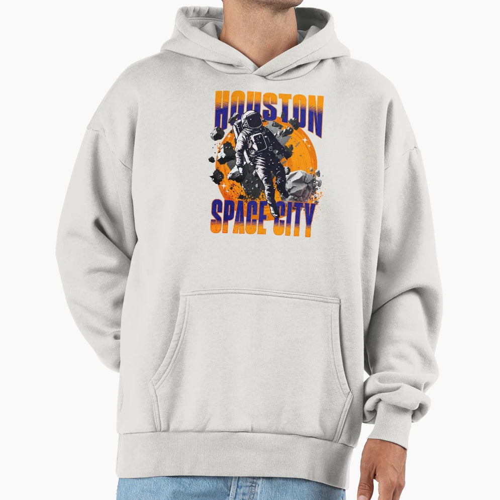 Houston Space City Hoodie - Aesthetic Graphic Men Women - T-Shirt, Sweatshirt, Hoodie