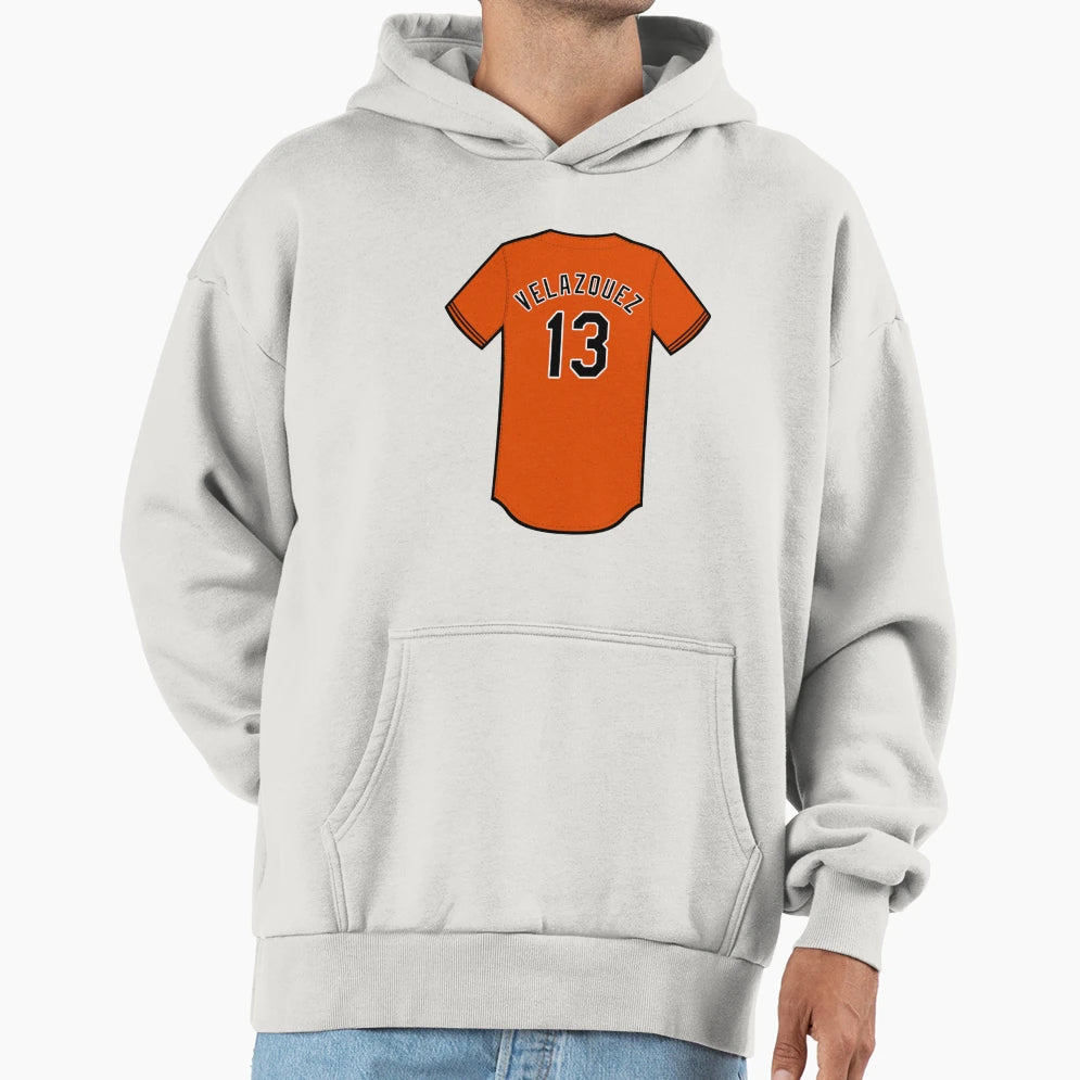 Andrew Velazquez Jersey Hoodie - Minimalist Print Unisex - T-Shirt, Sweatshirt, Hoodie