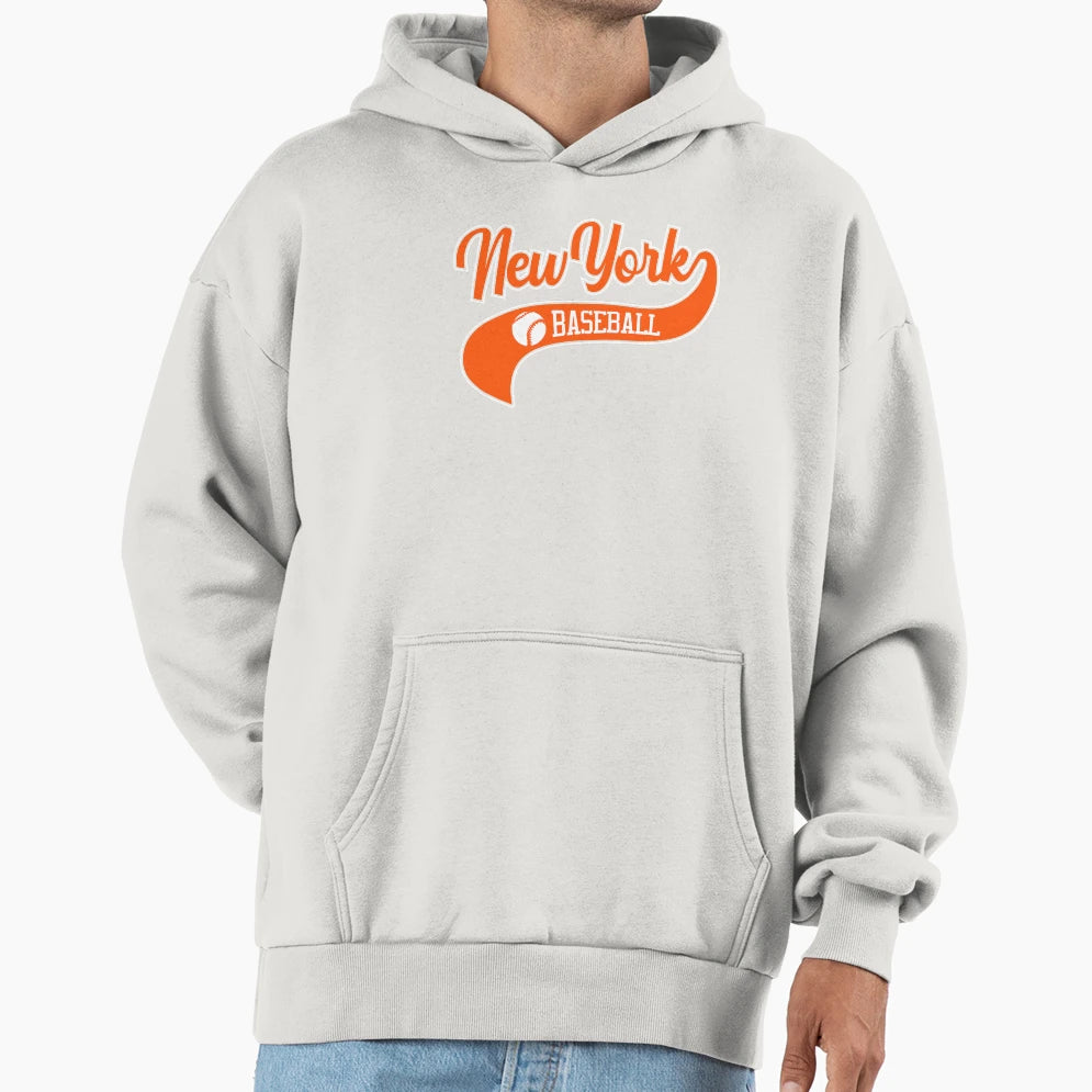 Ny Baseball New York Swoosh Hoodie - Unique Graphic for Adults - T-Shirt, Sweatshirt, Hoodie
