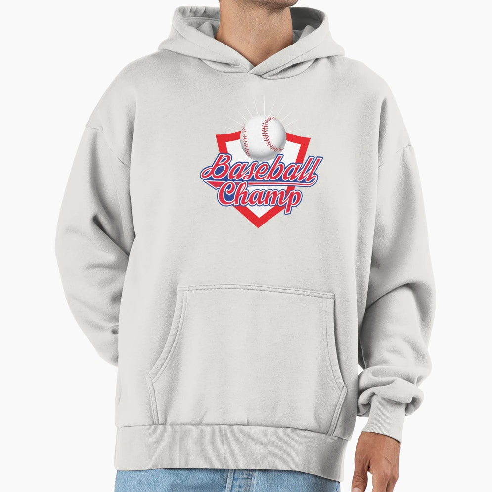 Are You Baseball Champ Hoodie - Unique Graphic Unisex - T-Shirt, Sweatshirt, Hoodie