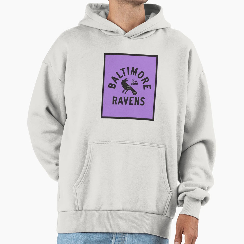 Ravens Football Logo Hoodie - Graphic Print for Adults - T-Shirt, Sweatshirt, Hoodie