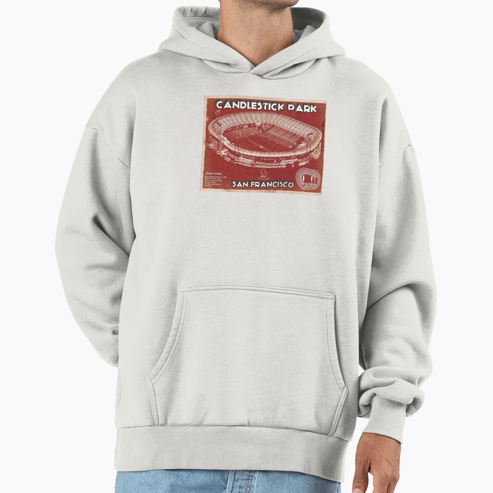 Candlestick Park Home San Francisco Hoodie - Graphic Print for Adults - T-Shirt, Sweatshirt, Hoodie