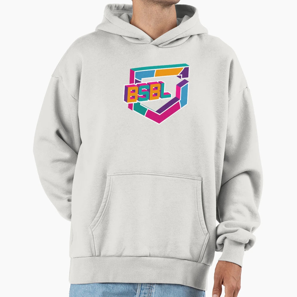 Usa Baseball Pixel Hoodie - Fun Novelty Design Men Women - T-Shirt, Sweatshirt, Hoodie
