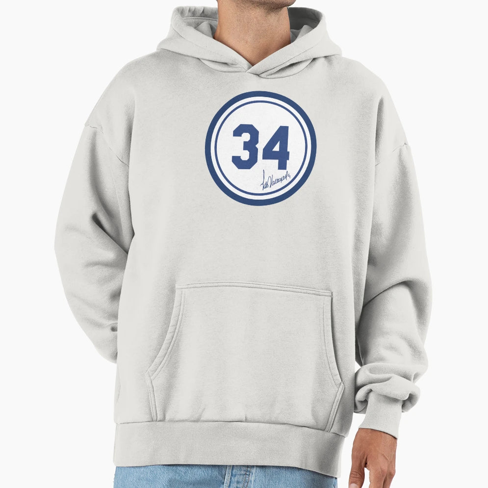 Fernando Valenzuela 34 Hoodie - Aesthetic Graphic Unisex - T-Shirt, Sweatshirt, Hoodie