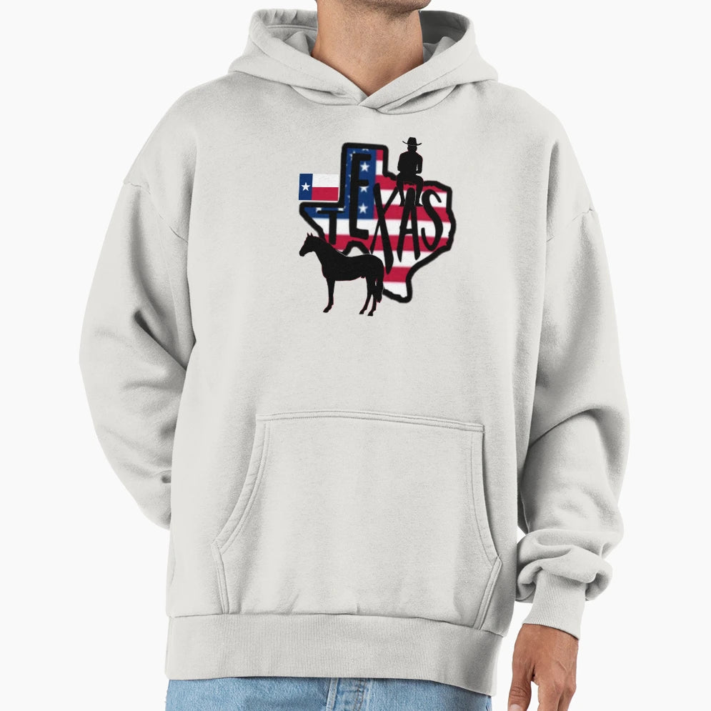 Texas Hoodie - Aesthetic Graphic Unisex - T-Shirt, Sweatshirt, Hoodie