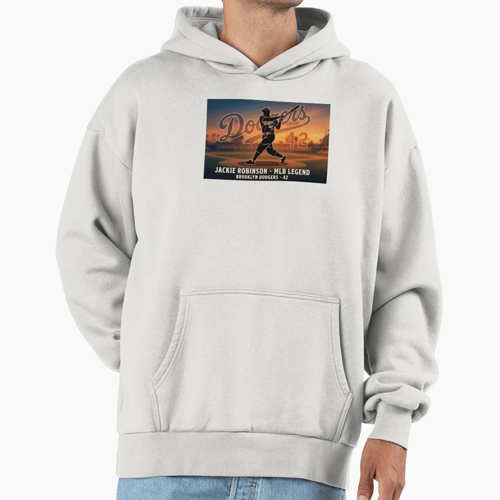 Jackie Robinson Dodgers Legend 42 Hoodie - Novelty Apparel Men Women - T-Shirt, Sweatshirt, Hoodie