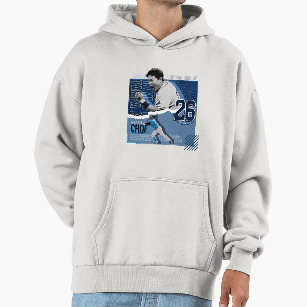 Ji Choi Baseball Hoodie - Aesthetic Graphic for Adults - T-Shirt, Sweatshirt, Hoodie
