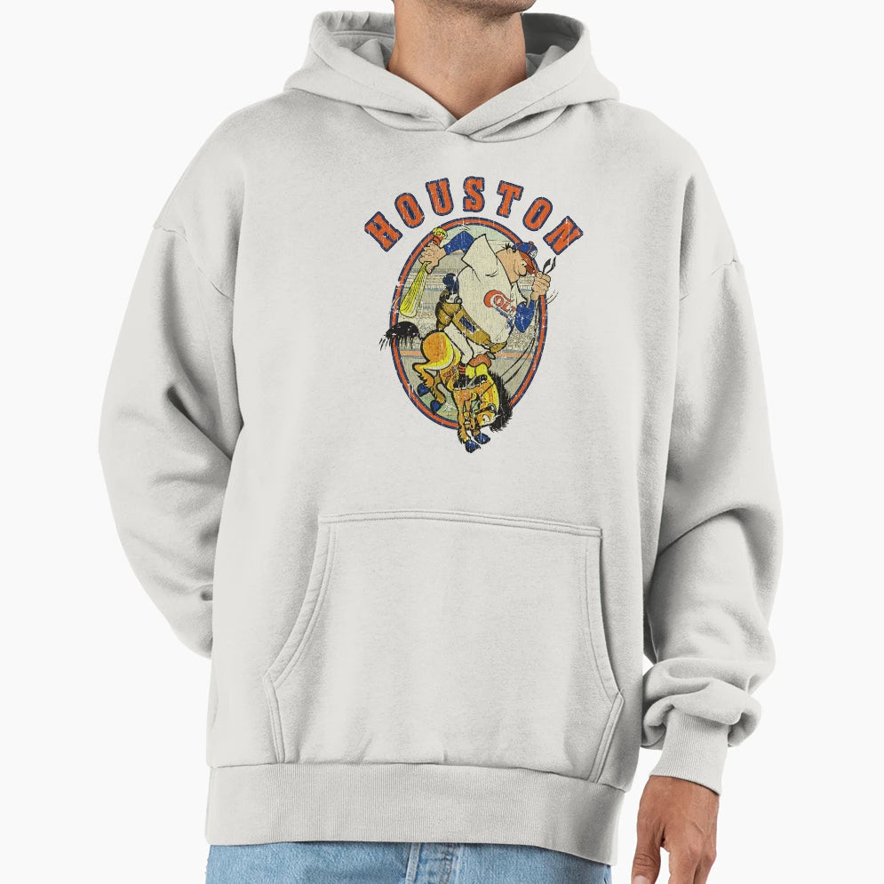 Baseball Houston Colt Hoodie - Minimalist Print Unisex - T-Shirt, Sweatshirt, Hoodie