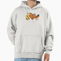 Peace Love Baltimore Oriole Bird Hoodie - Minimalist Print Men Women - T-Shirt, Sweatshirt, Hoodie