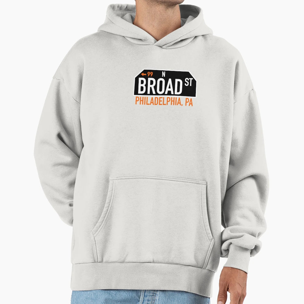 Broad Street Philadelphia Hockey And T-Shirt - Minimalist Print for Adults - T-Shirt, Sweatshirt, Hoodie