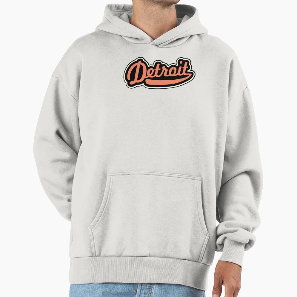 Detroit Hoodie - Minimalist Print Men Women - T-Shirt, Sweatshirt, Hoodie