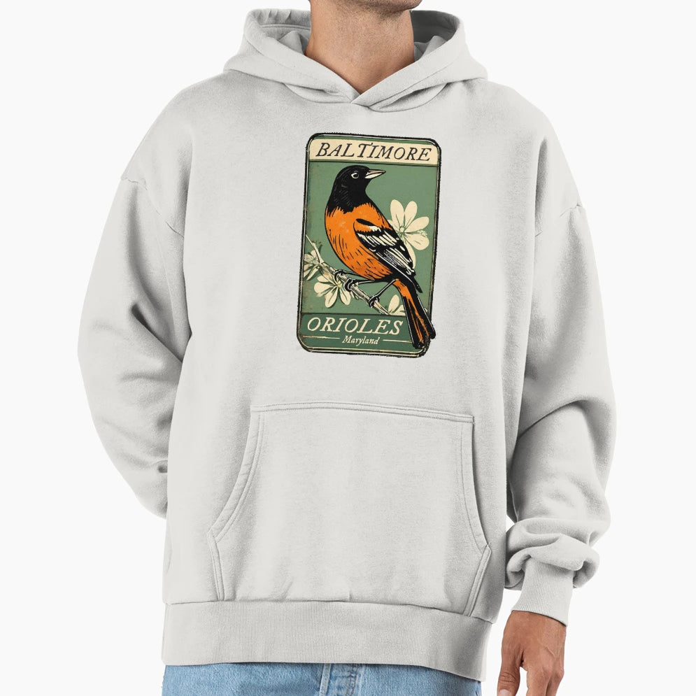 Baltimore Orioles Represents Maryland Hoodie - Novelty Apparel Men Women - T-Shirt, Sweatshirt, Hoodie