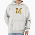 M Is Mom My World Gold Foil Tribute Hoodie - Minimalist Print Men Women - T-Shirt, Sweatshirt, Hoodie