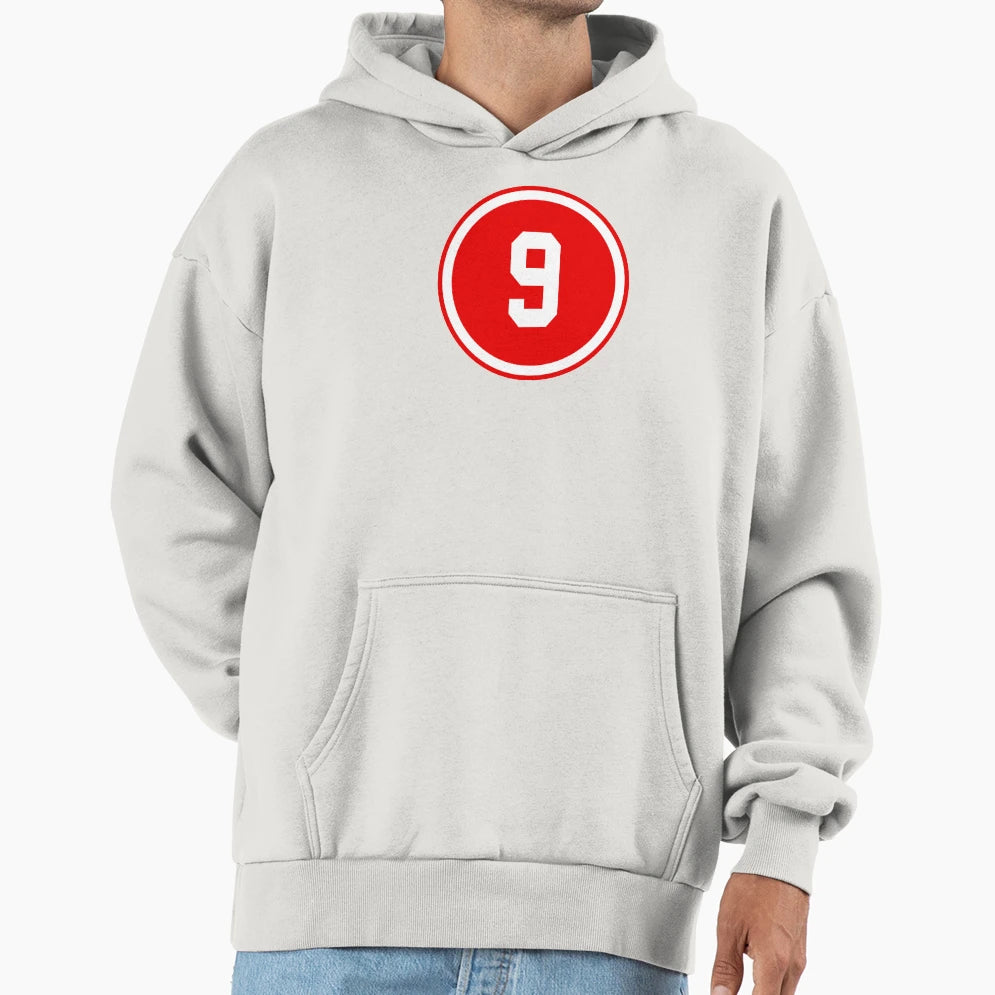 Gordie Howe Number 9 Jersey Detroit Red Hoodie - Trendy Graphic Men Women - T-Shirt, Sweatshirt, Hoodie
