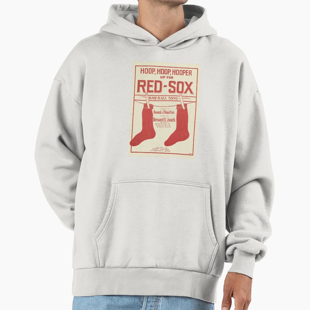 Hoop Hoop Hooper Up Red Sox Hoodie - Casual Everyday Wear for Adults - T-Shirt, Sweatshirt, Hoodie