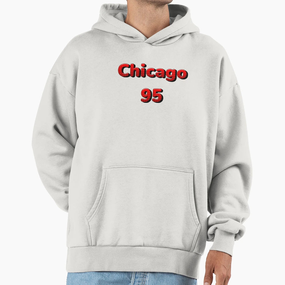 Chicago 95 Hoodie - Casual Everyday Wear for Adults - T-Shirt, Sweatshirt, Hoodie
