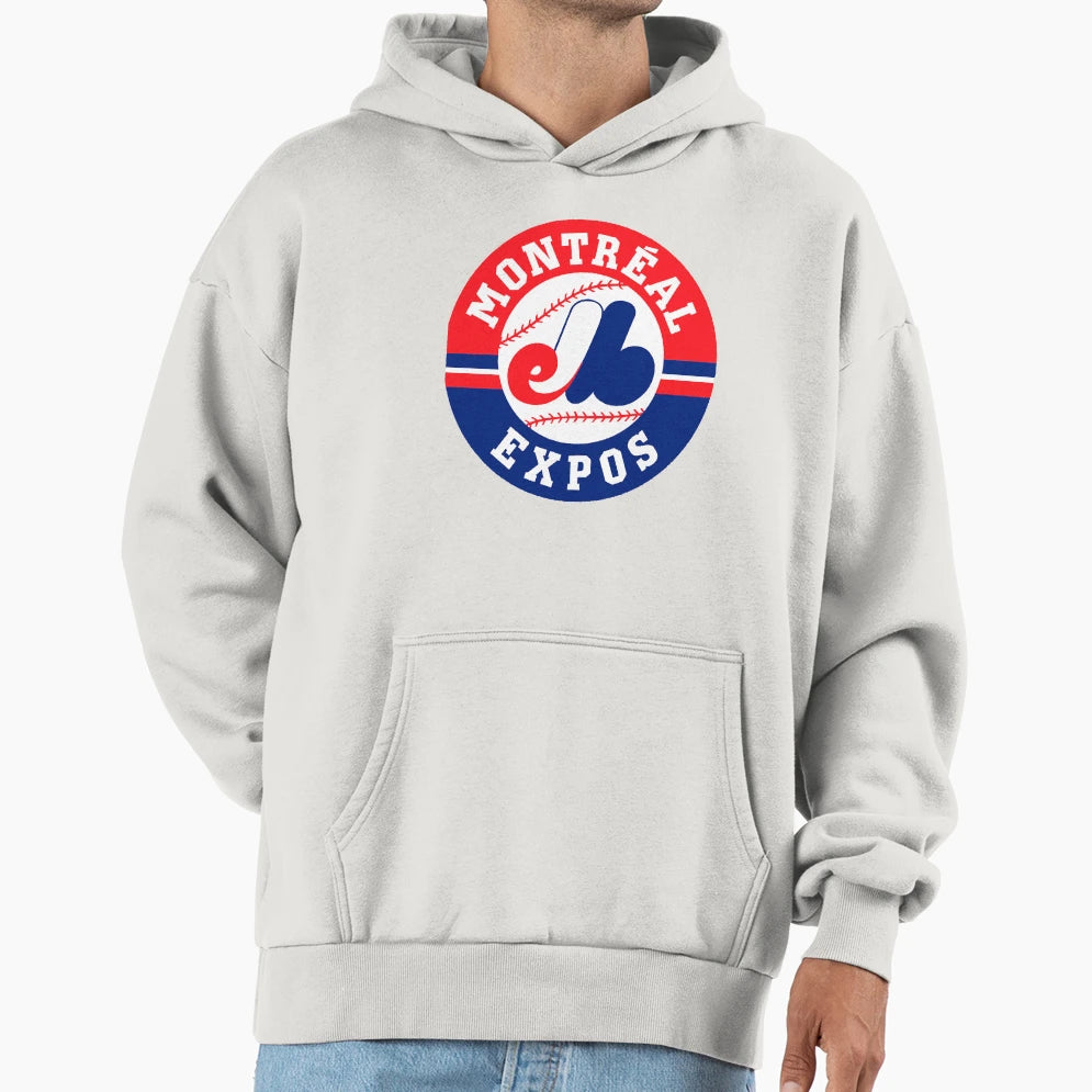 Mlb Logo Montreal Expos Hoodie - Fun Novelty Design Unisex - T-Shirt, Sweatshirt, Hoodie