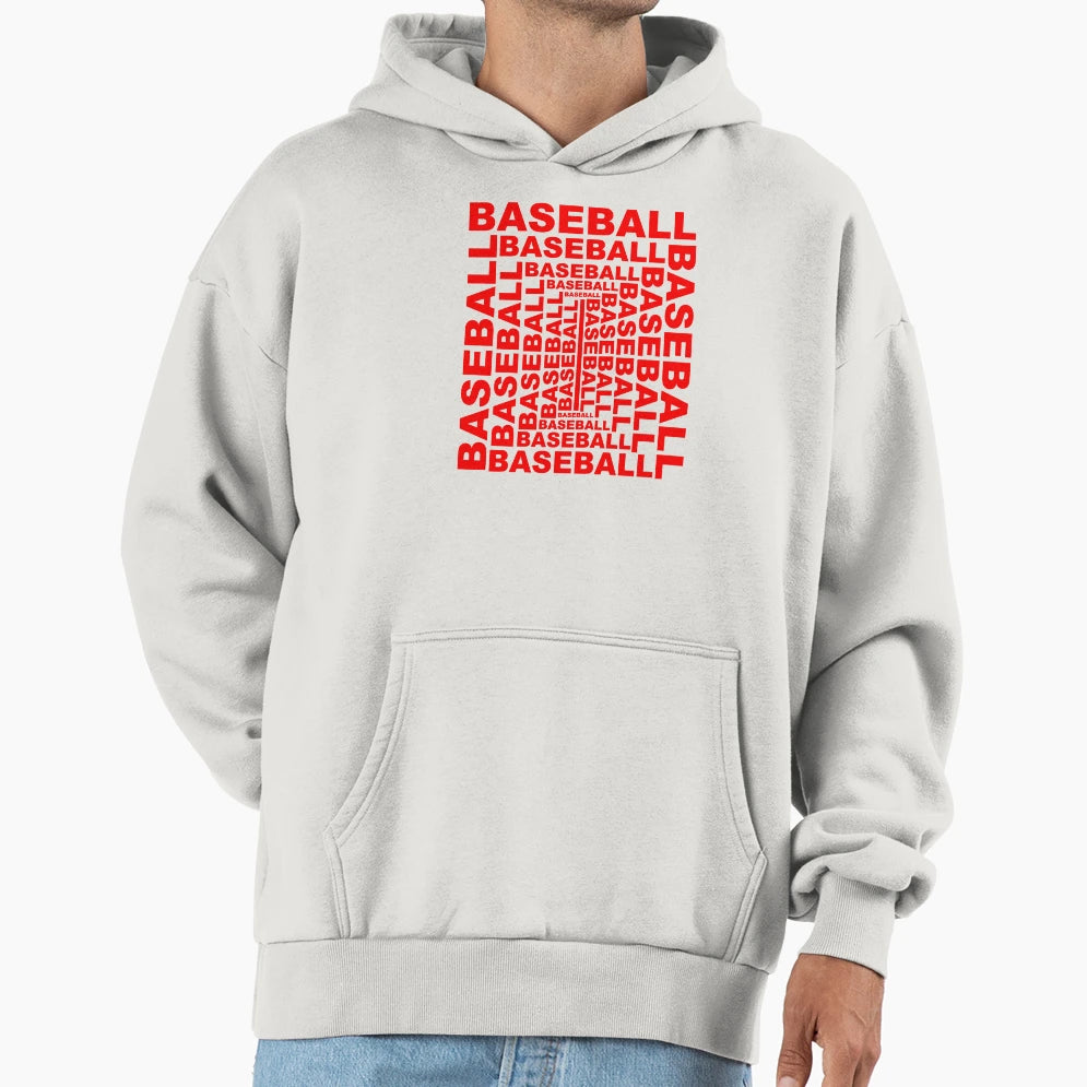 Baseball Hoodie - Unique Graphic Men Women - T-Shirt, Sweatshirt, Hoodie