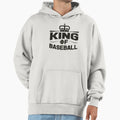 King Baseball Hoodie - Casual Everyday Wear Unisex - T-Shirt, Sweatshirt, Hoodie