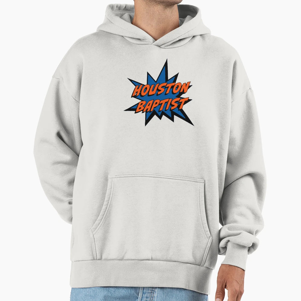 Houston Baptist University Hoodie - Graphic Print Unisex - T-Shirt, Sweatshirt, Hoodie