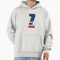 Us Flag Monogram Letter Z 4Th July Stars Hoodie - Aesthetic Graphic Unisex - T-Shirt, Sweatshirt, Hoodie