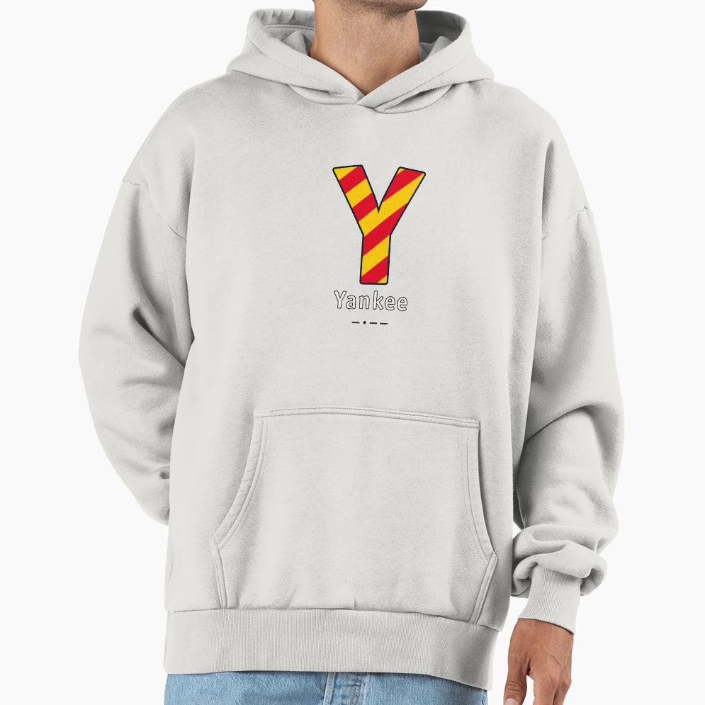 Y Yankee Hoodie - Fun Novelty Design for Adults - T-Shirt, Sweatshirt, Hoodie