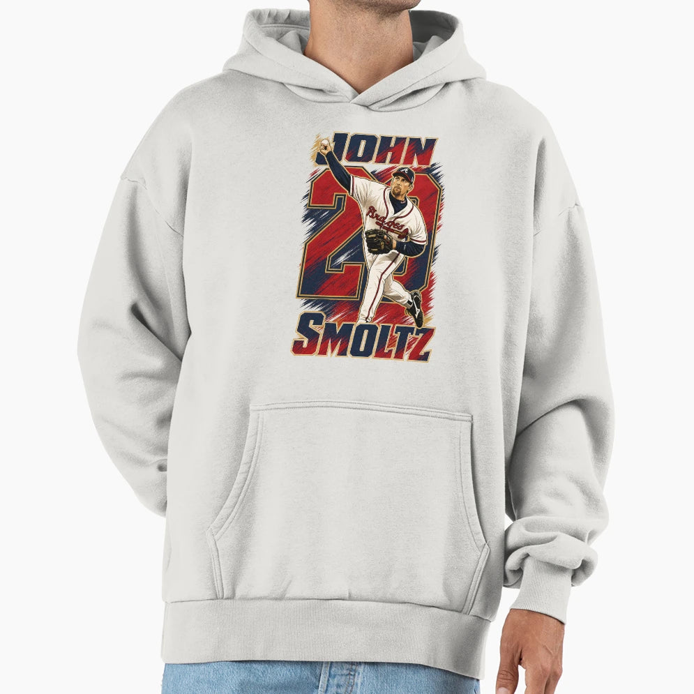 John Smoltz 29 Atlanta Baseball Legend Hoodie - Minimalist Print Men Women - T-Shirt, Sweatshirt, Hoodie