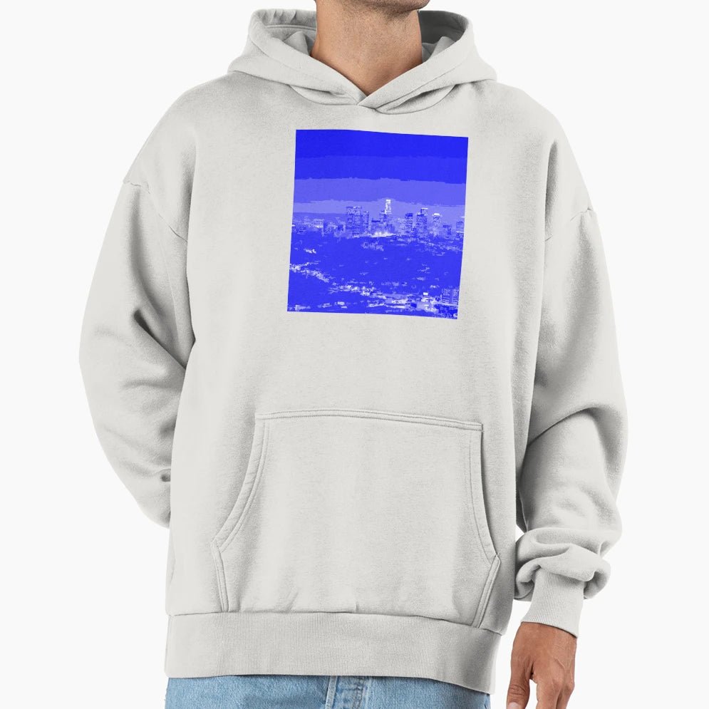 Los Angeles Blue City Colors Hoodie - Fun Novelty Design Unisex - T-Shirt, Sweatshirt, Hoodie